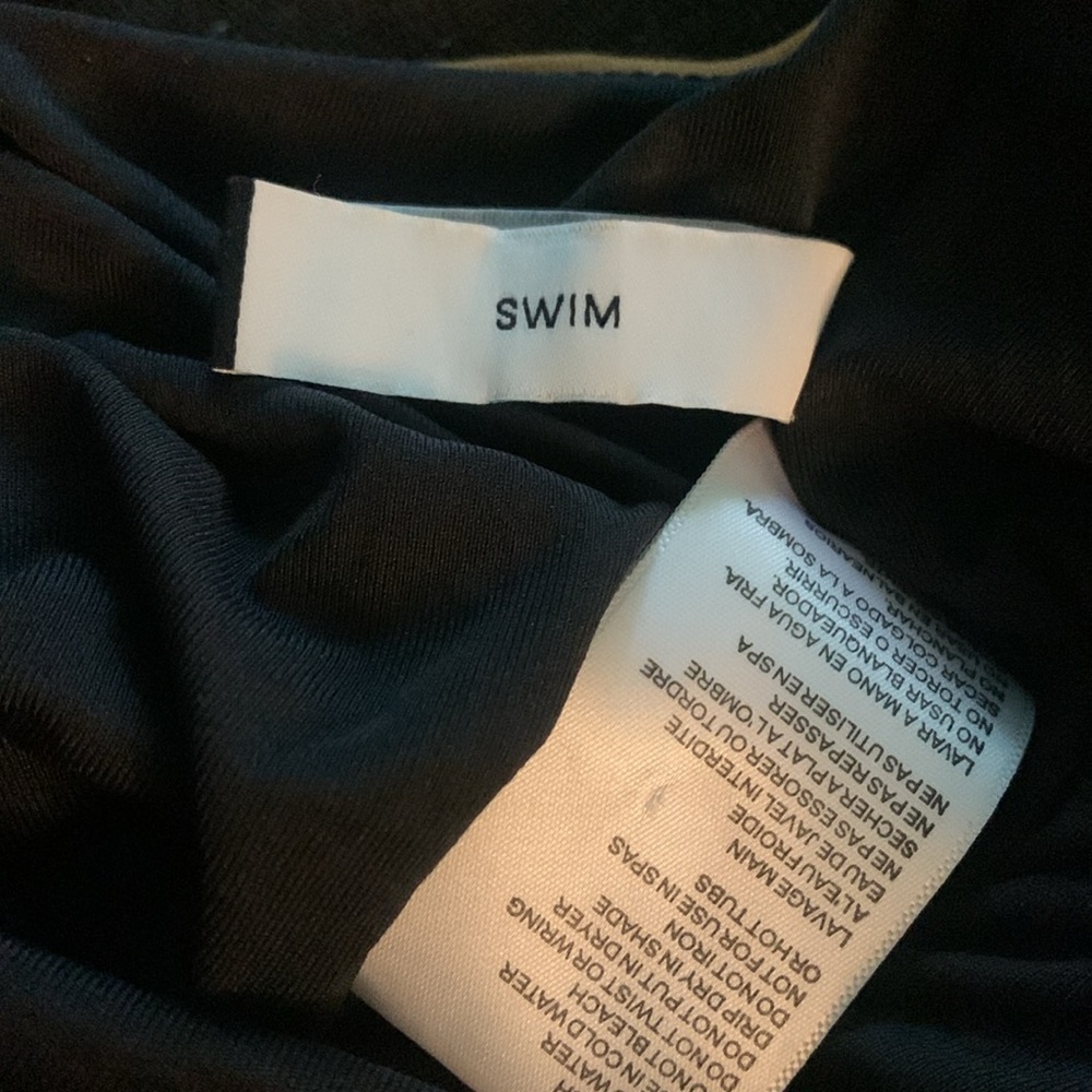 Carmen Marc Valvo Black and Tan Swimwear - Picture 6 of 6